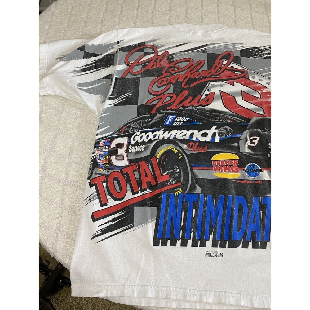 Vintage Dale Earnhardt #3 Sports Image 1997 AOP 2 Sided  Men’s T Shirt Size L - Picture 11 of 16